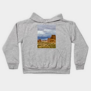 Towers on the Arches Scenic Drive, Arches NP Kids Hoodie